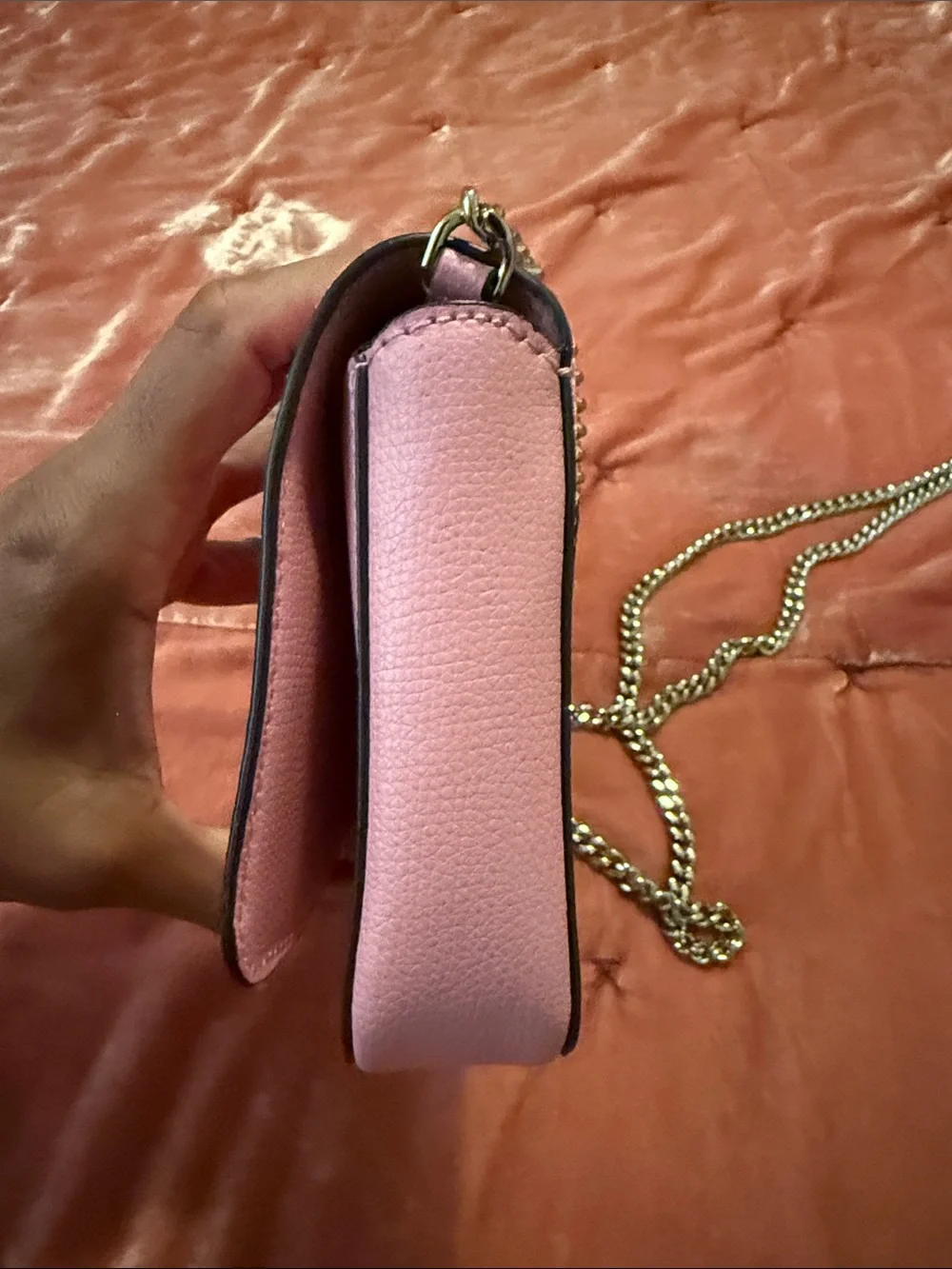 kate spade Pink Crossbody with Chain Strap